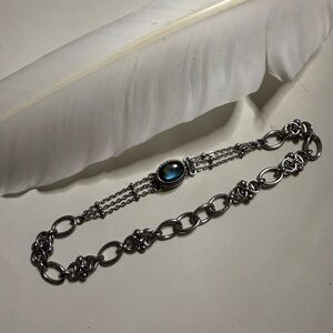 Lab Specialist #18 Double Layered Wrapped Bracelet or Tight Choker Stainless